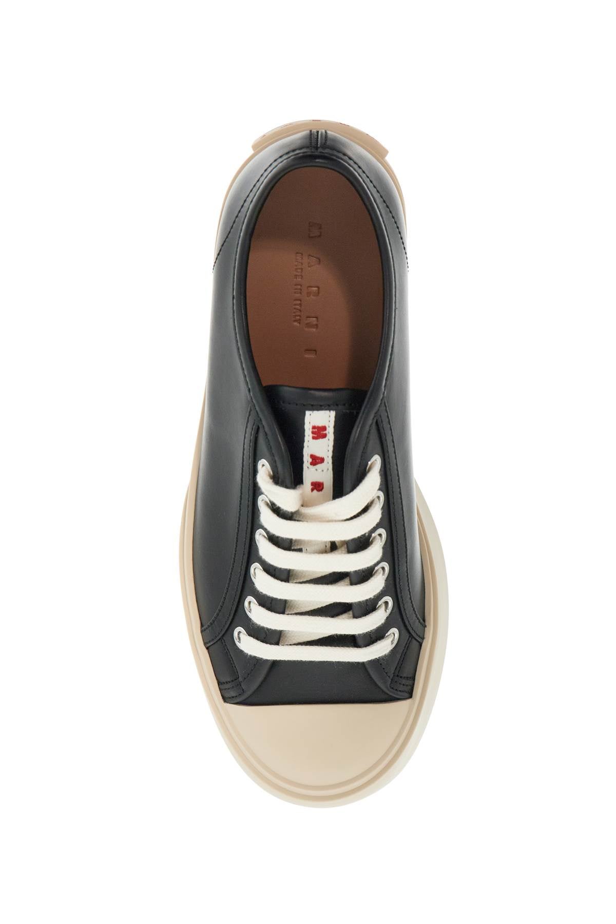 Marni Pablo Leather Sneakers In Seven