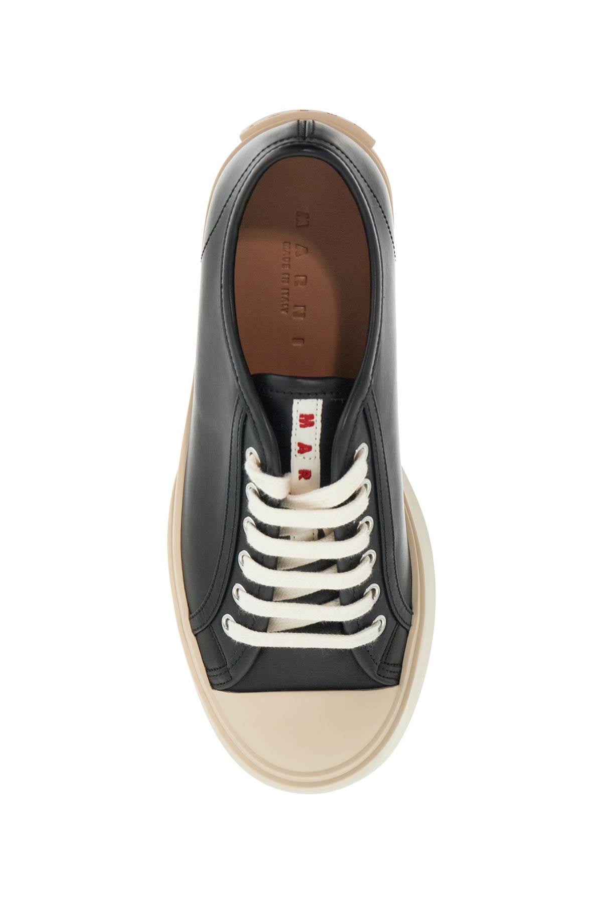 Marni Pablo Leather Sneakers In Seven