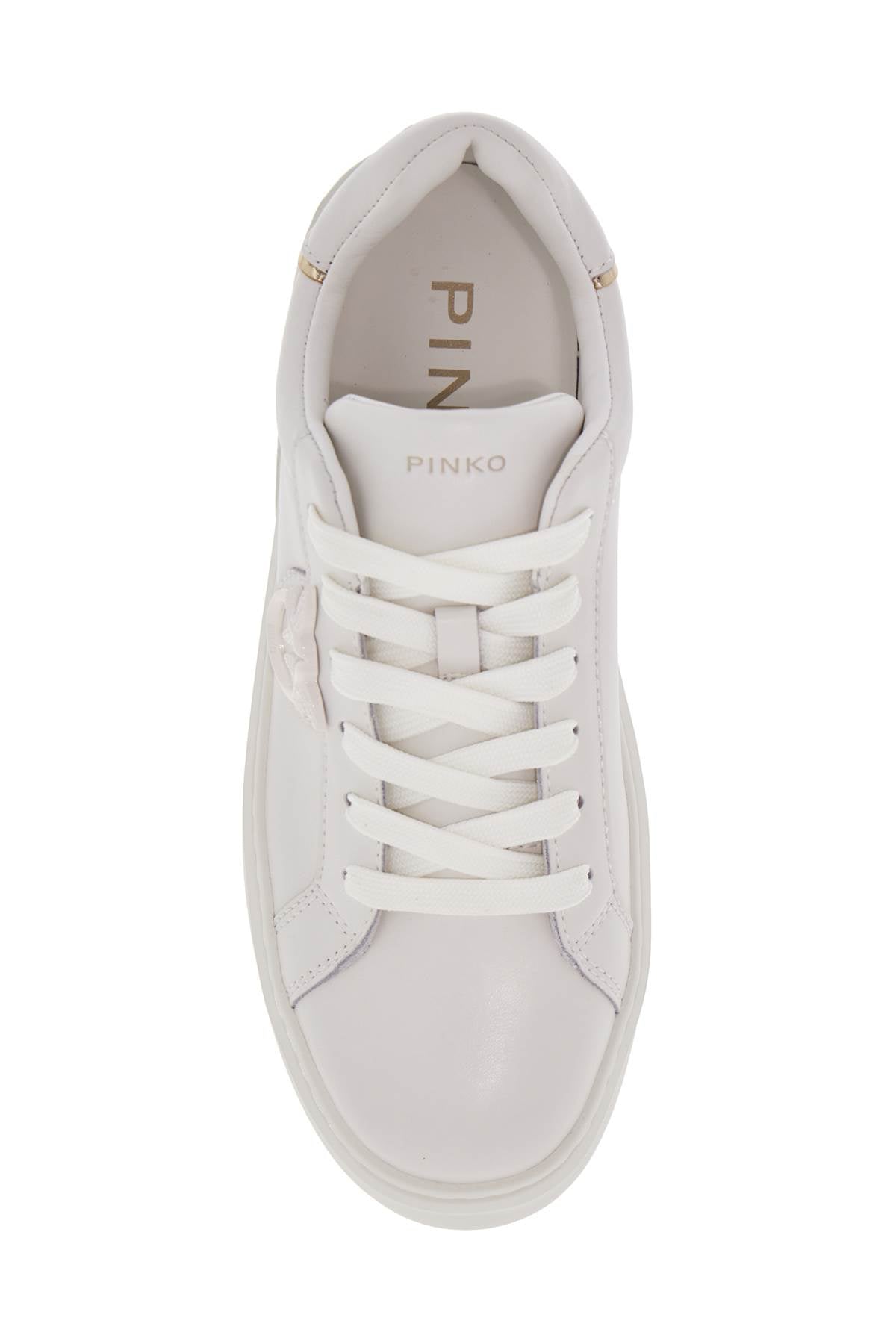 Pinko Monogram Detail Platform Sneakers With