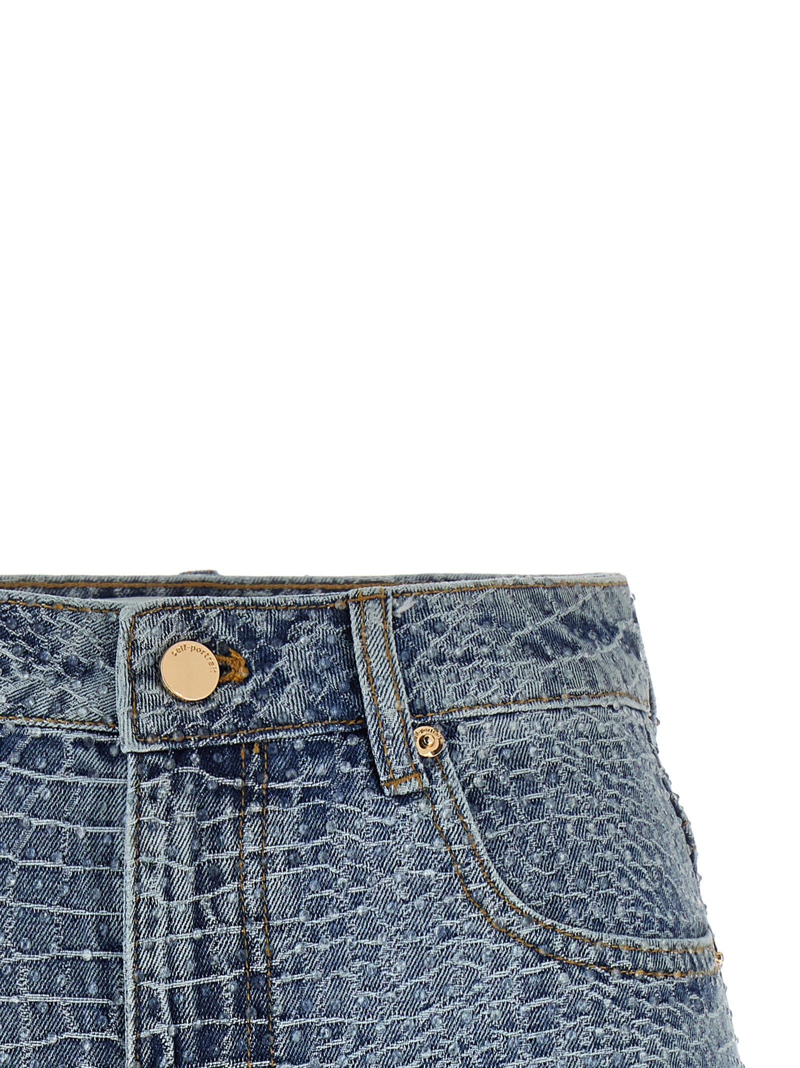 Self Portrait 'Rhinestone' Shorts