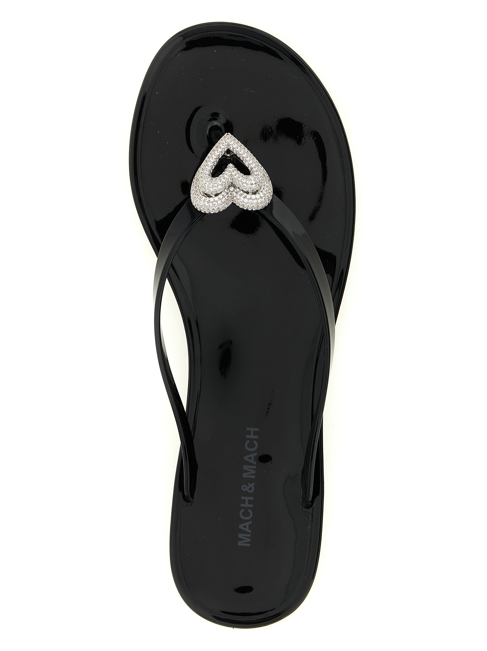 Mach & Mach 'Double Heart' Sandals