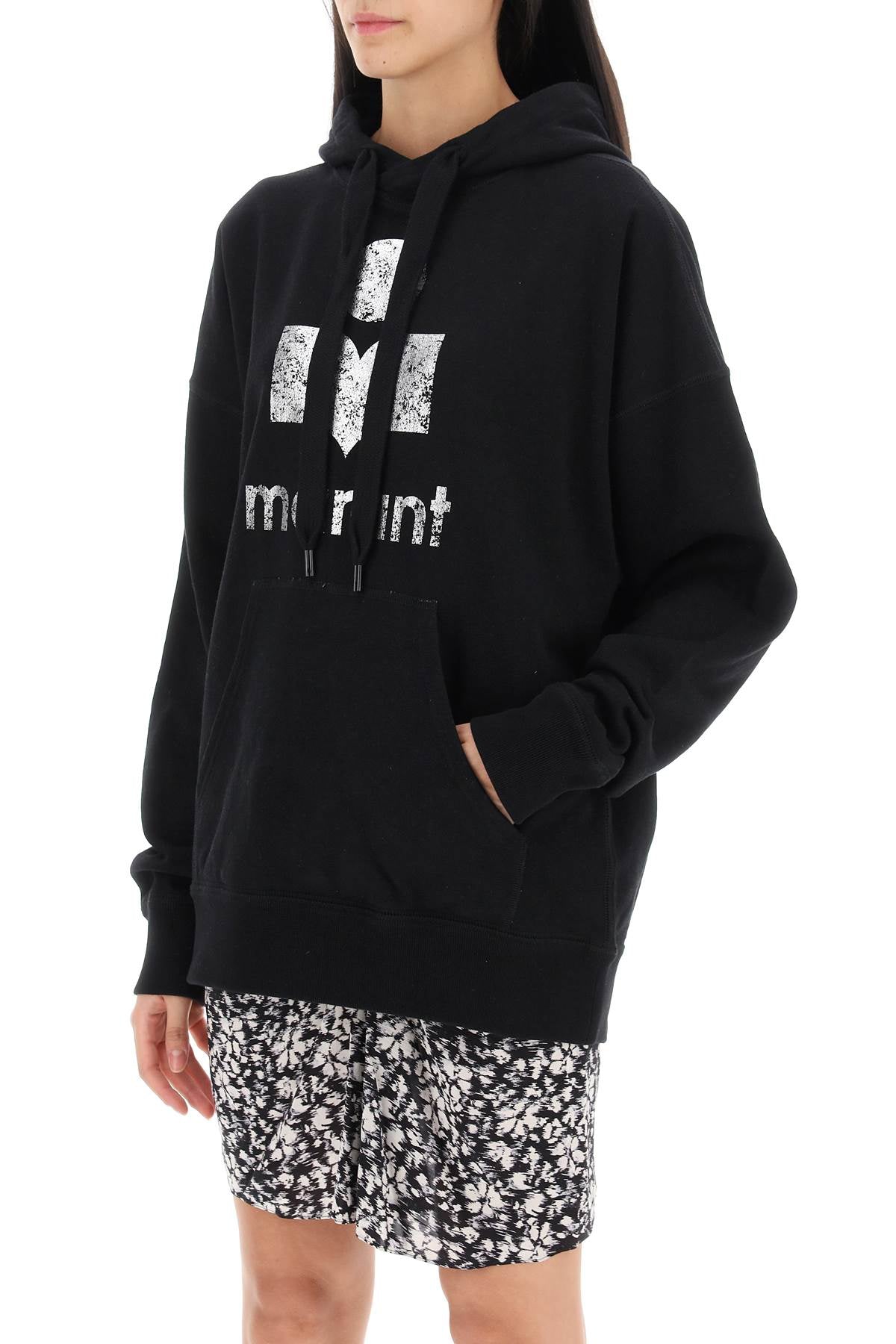 Isabel Marant Etoile Mansel Sweatshirt With Metallic Logo