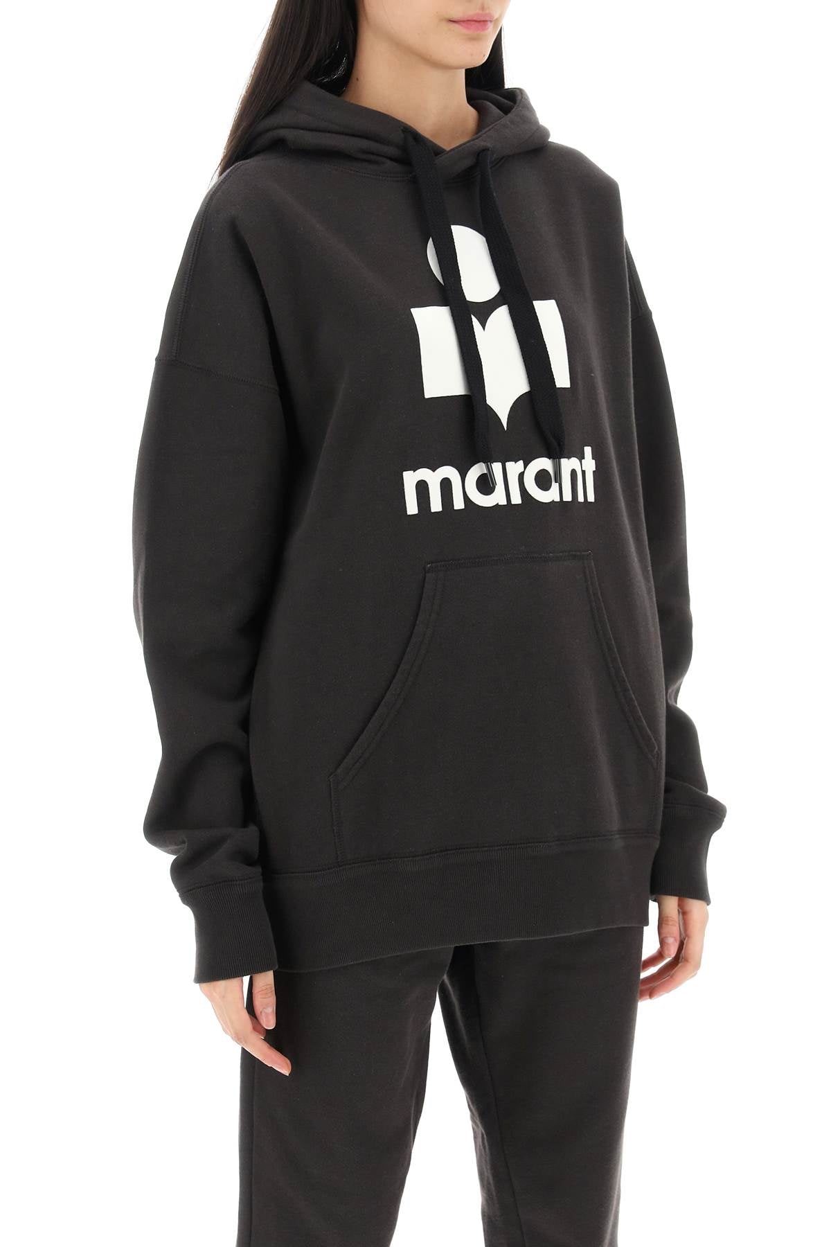 Isabel Marant Etoile Mansel Hoodie With Flocked Logo