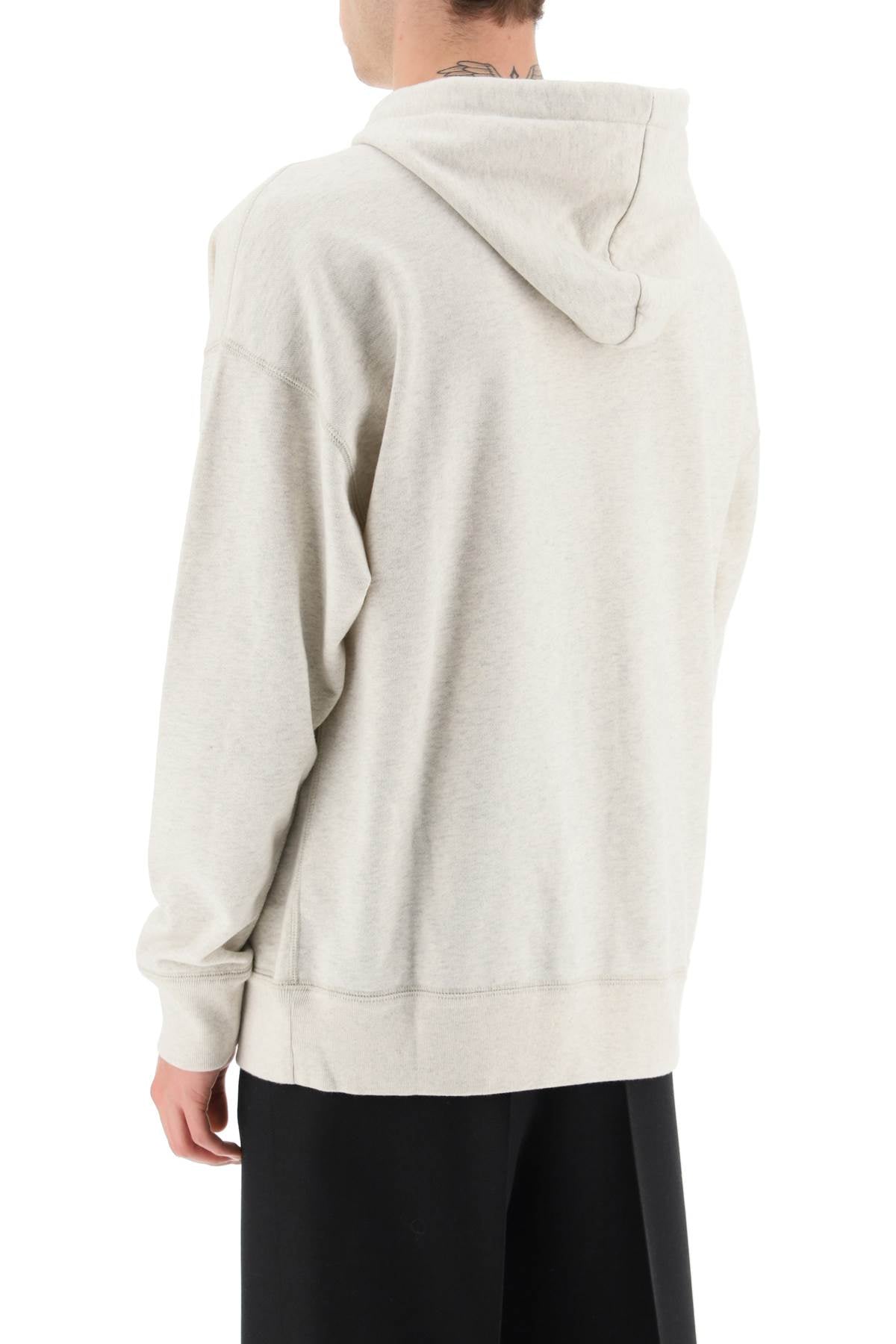 Marant 'Miley' Hoodie With Flocked Logo