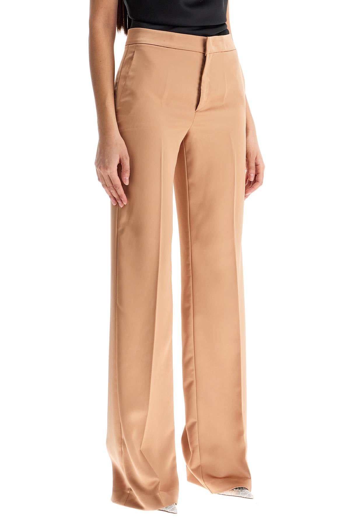 The Andamane Flared Satin Trousers