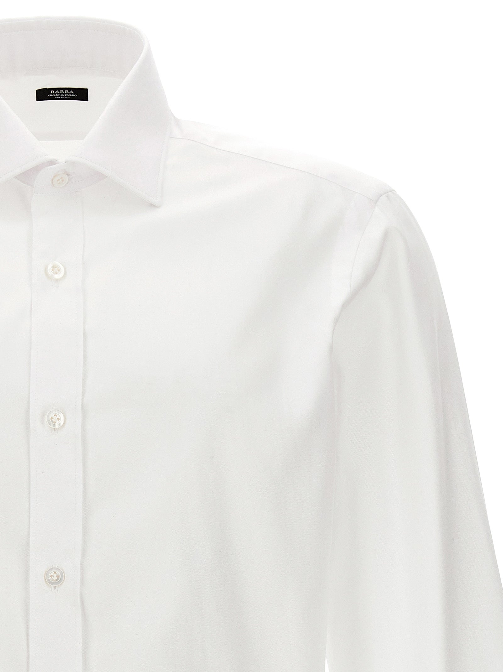 Barba Textured Cotton Shirt