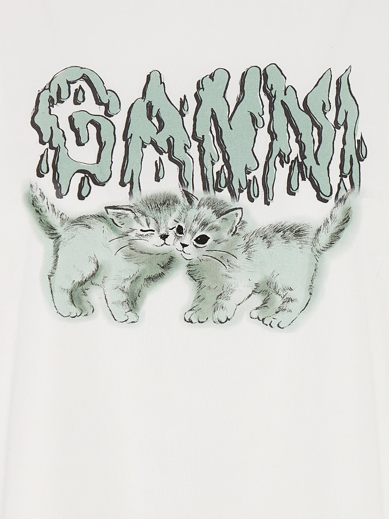 Ganni 'Cats' T-Shirt