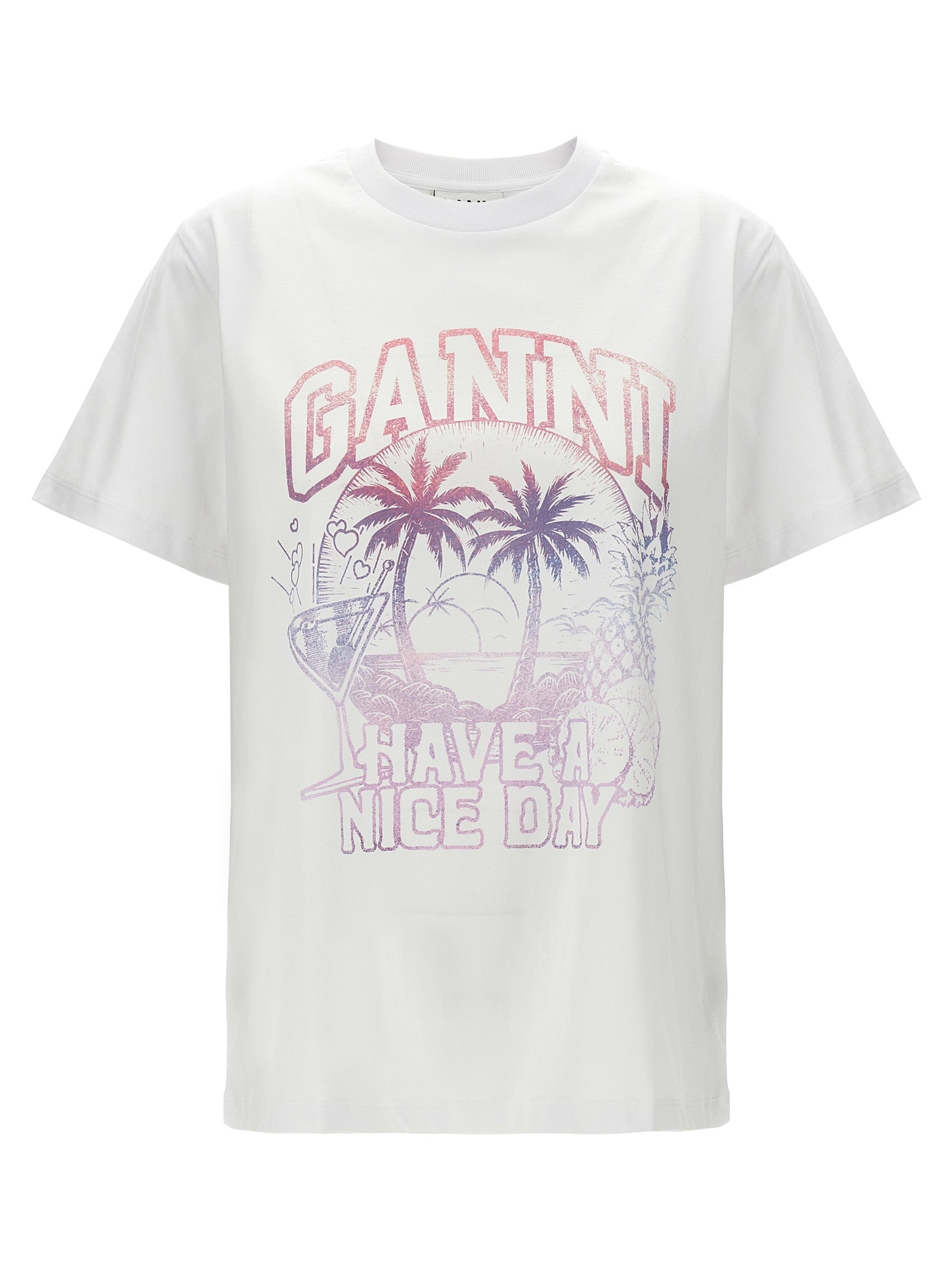 Ganni 'Cocktail' T-Shirt