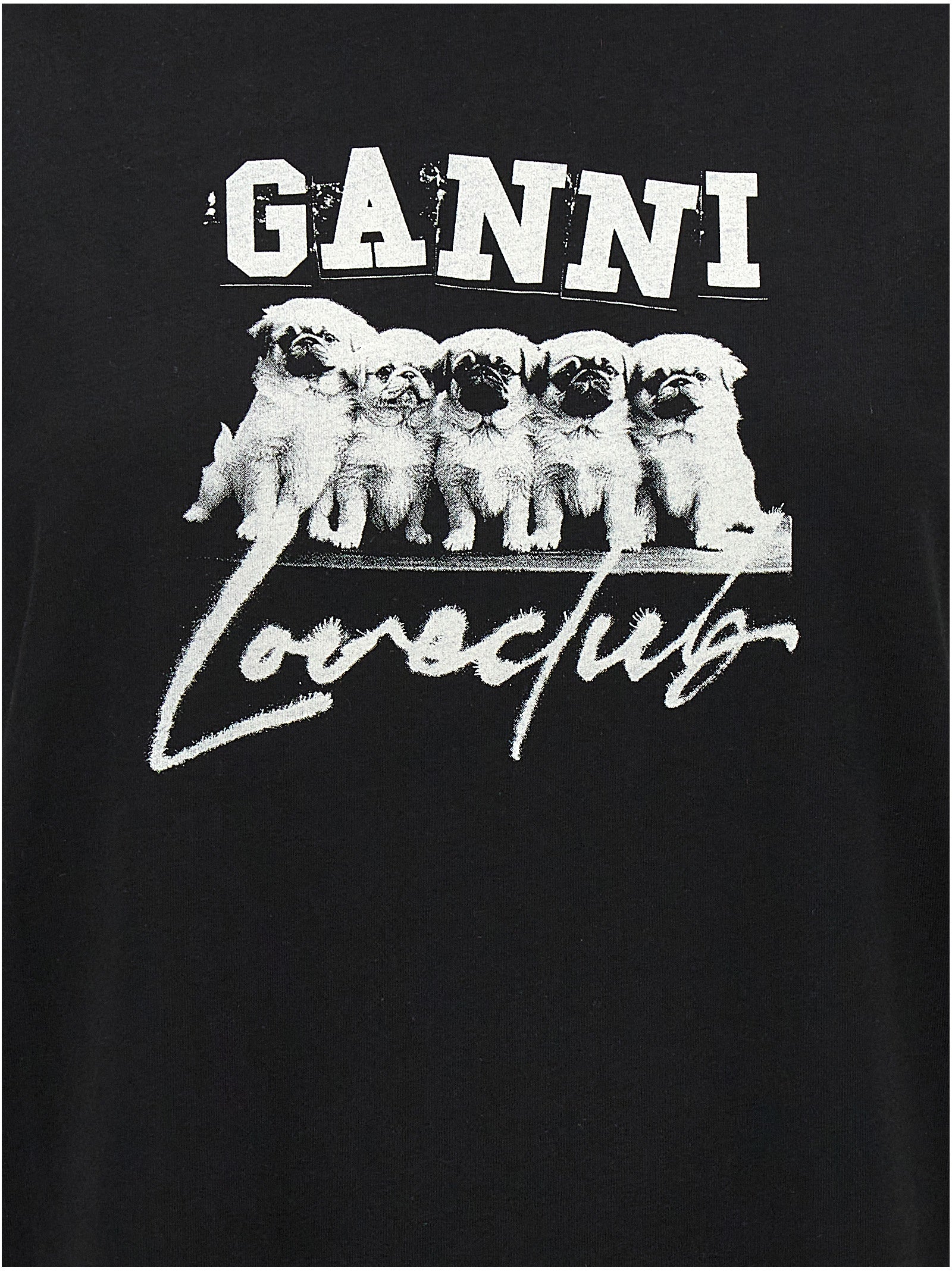 Ganni 'Puppy Love' T-Shirt