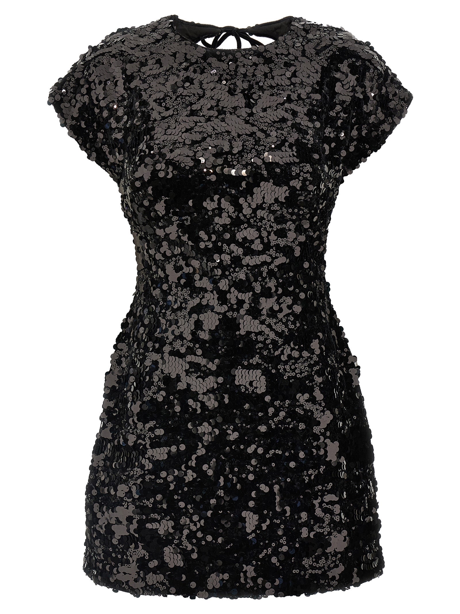 Ganni 'Velvet Sequins Mini' Dress