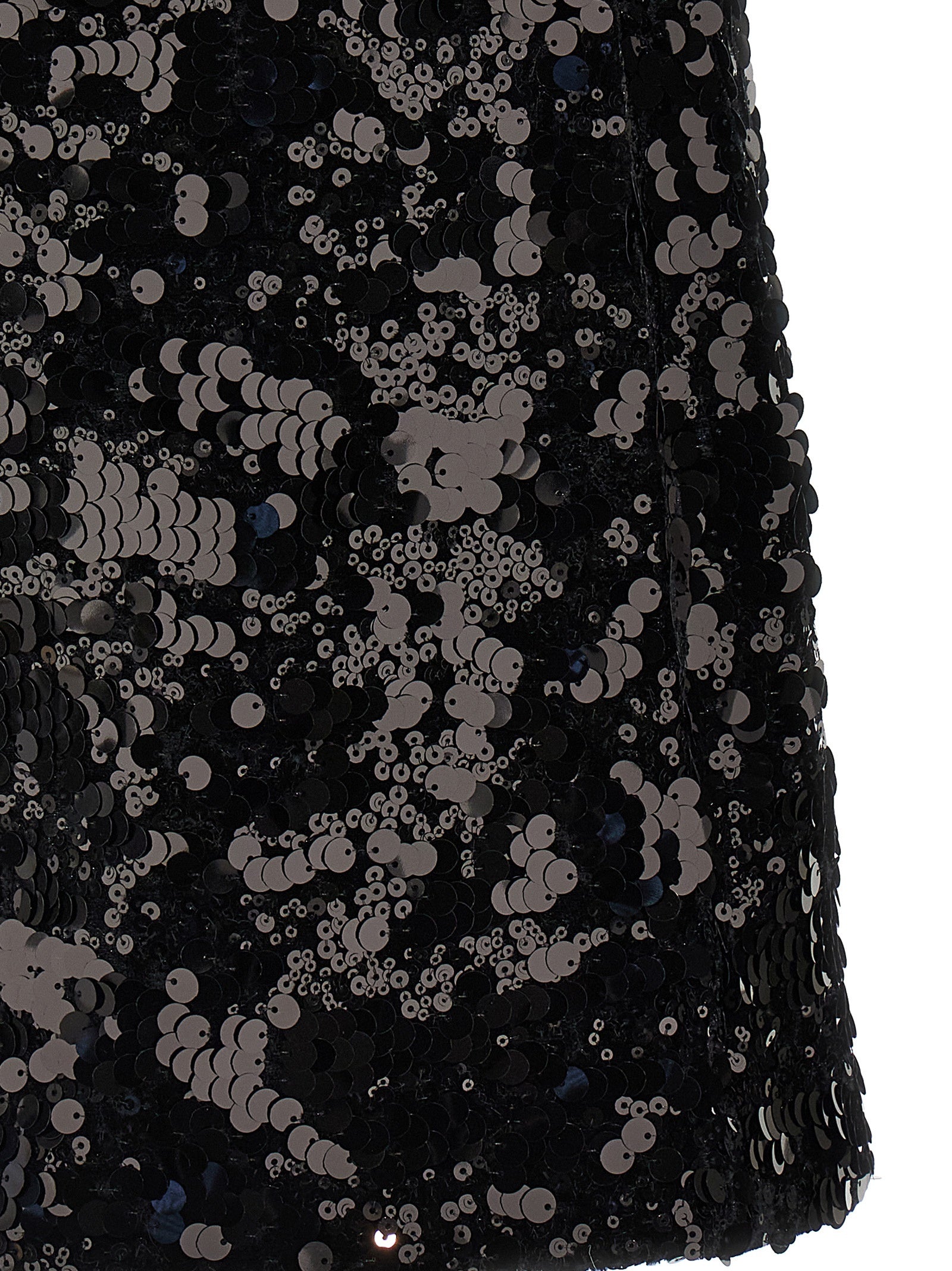 Ganni 'Velvet Sequins Mini' Dress