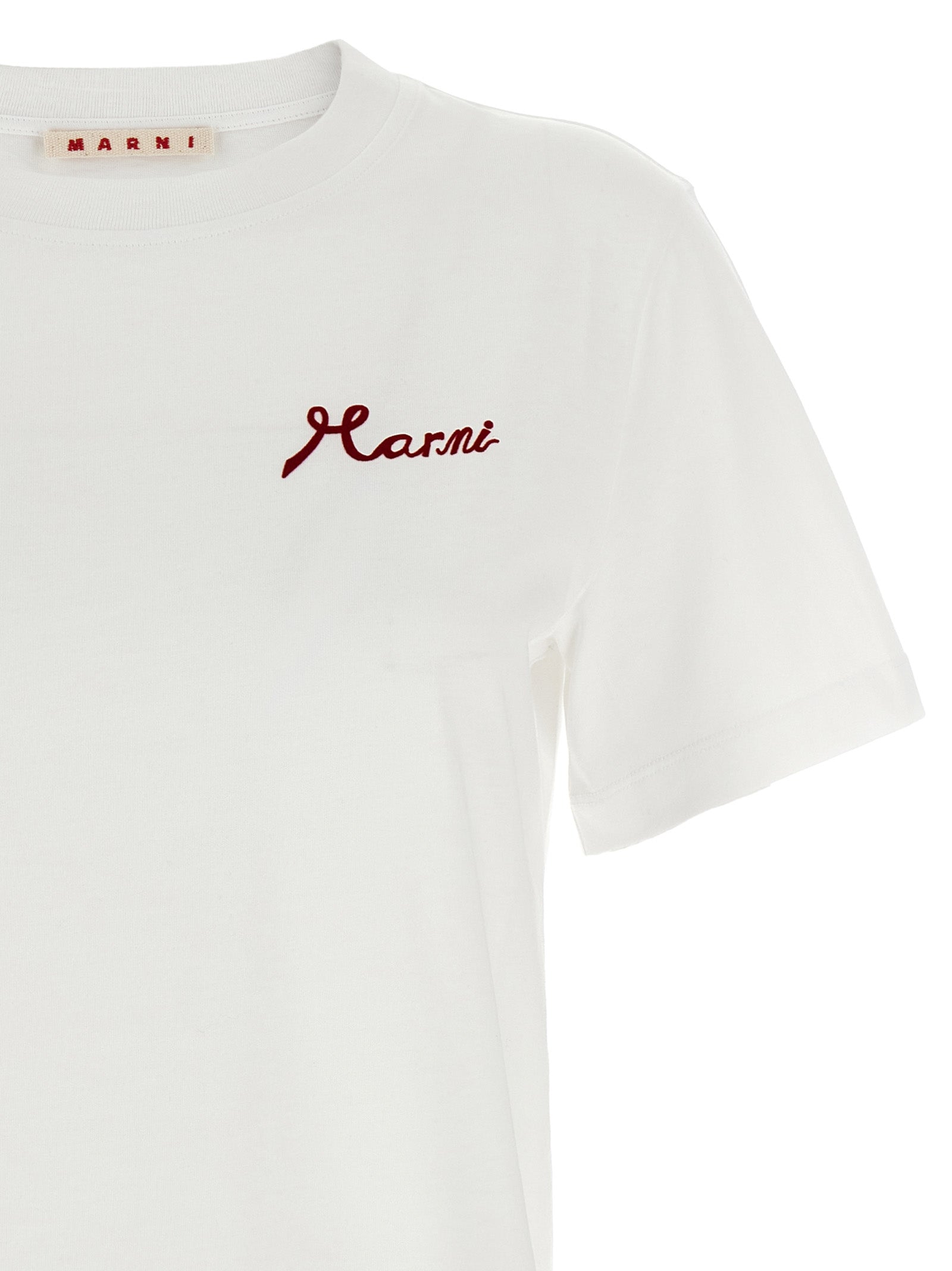 Marni Flocked Logo T-Shirt