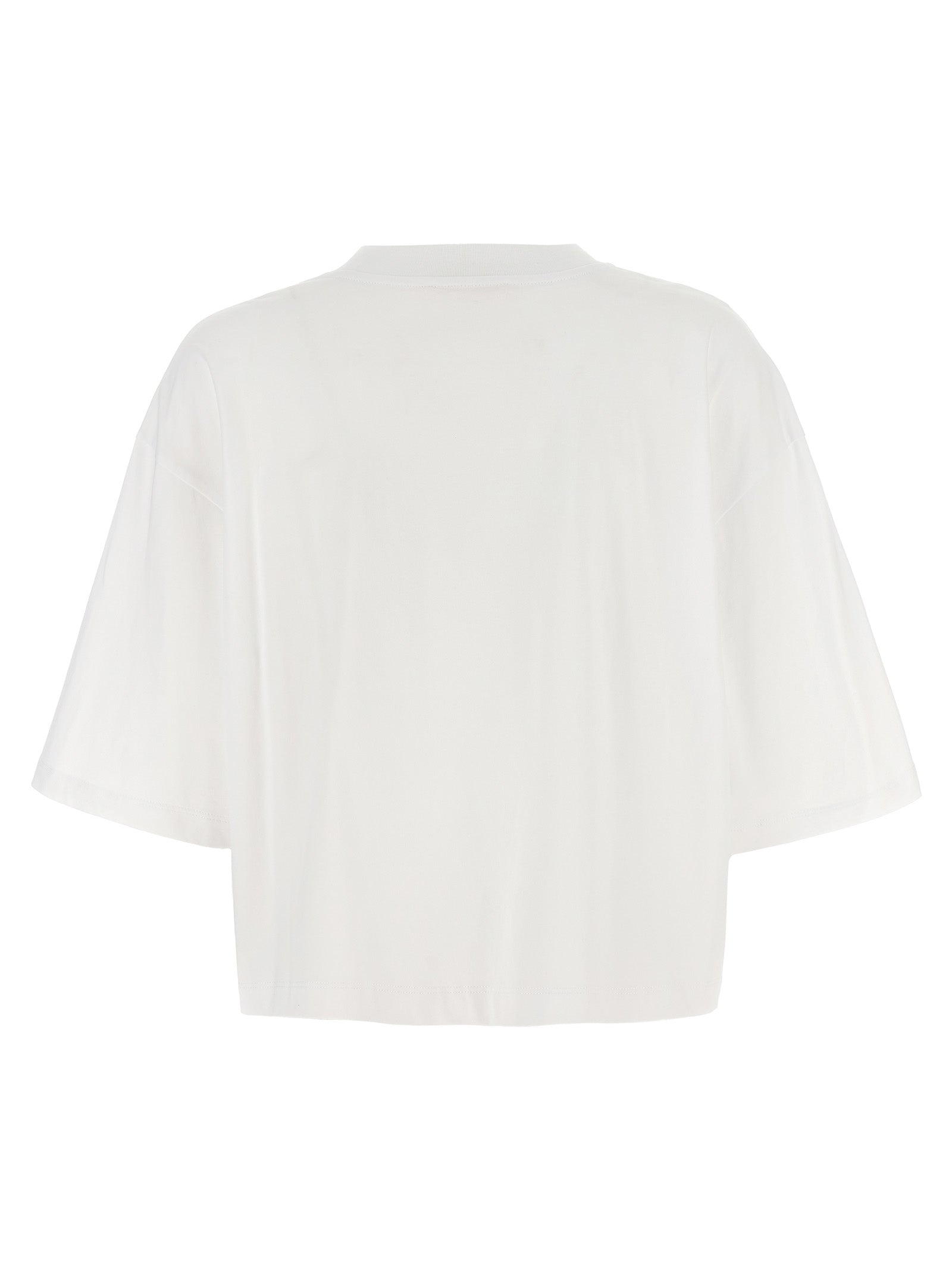 Marni Logo Print Cropped T-Shirt