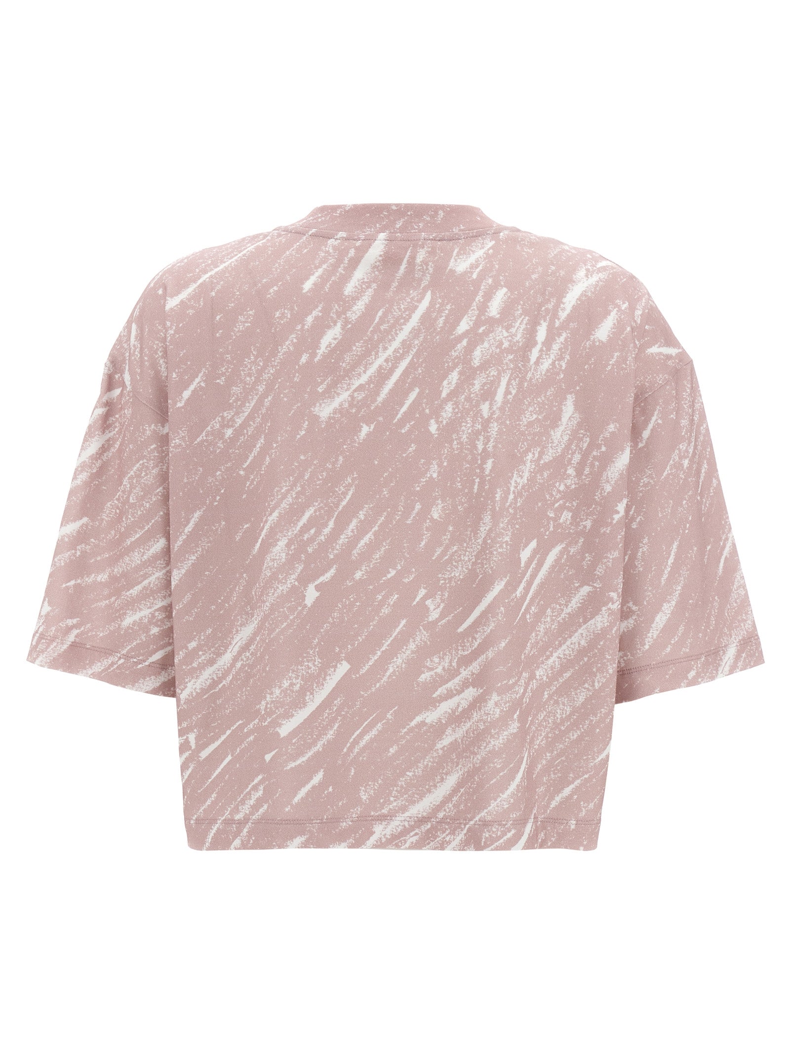 Marni Logo Print Cropped T-Shirt