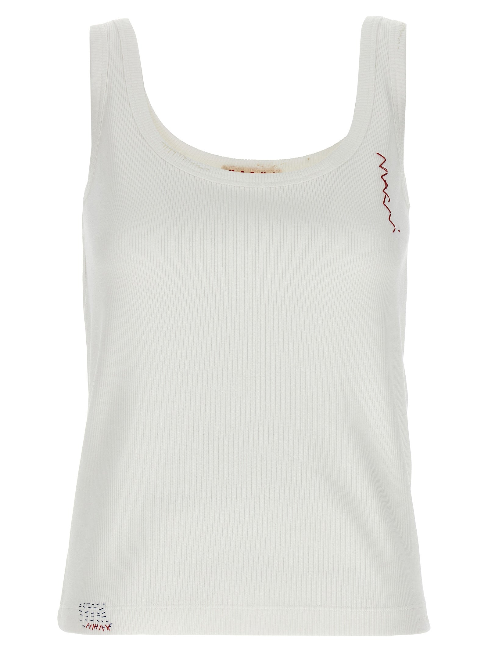 Marni Logo Embroidery Top