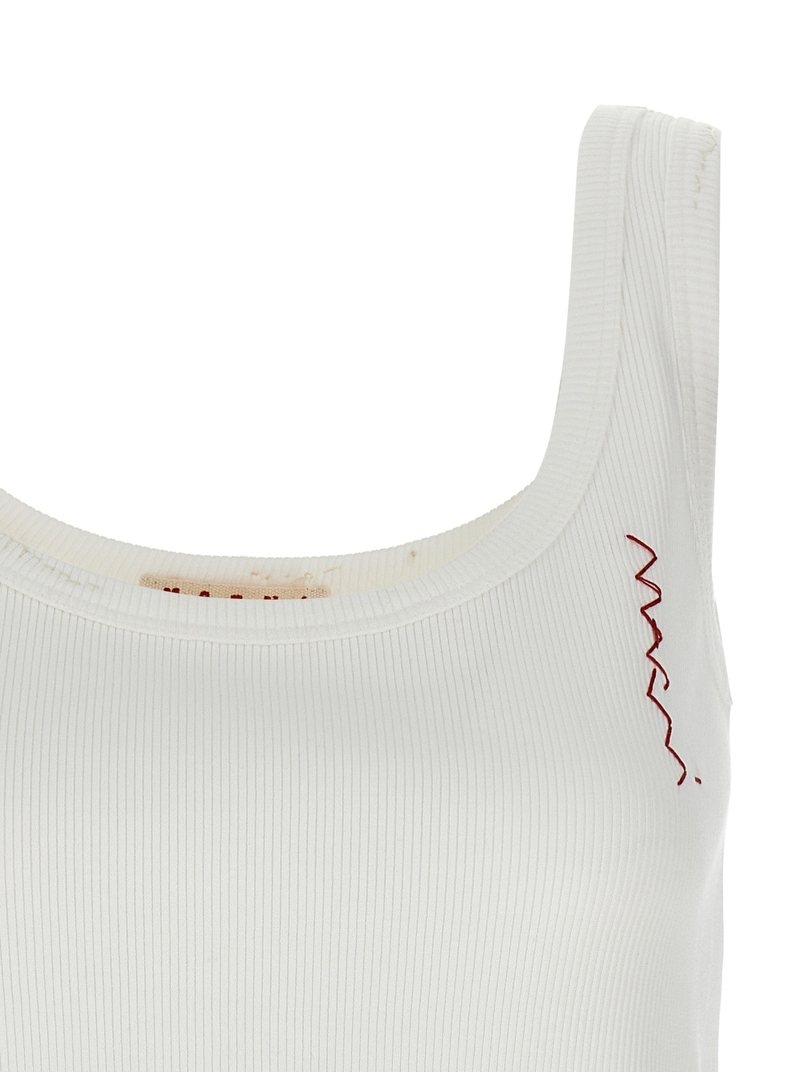 Marni Logo Embroidery Top