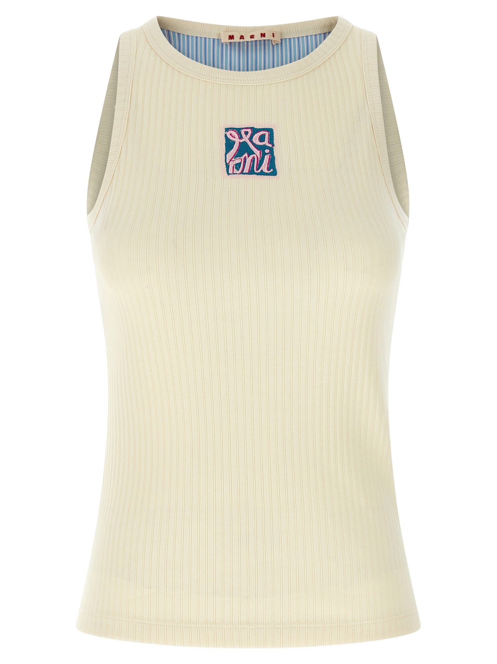 Marni Logo Patch Tank Top