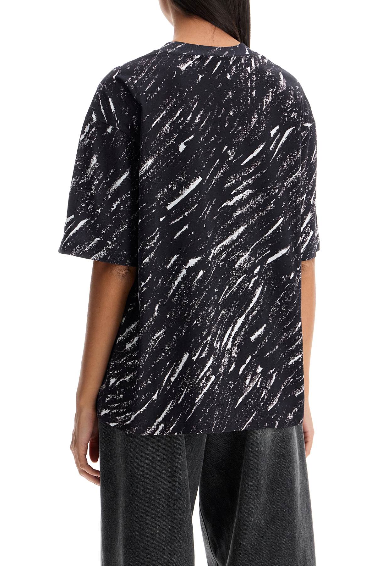 Marni Abstract Pattern Logo T-Shirt With