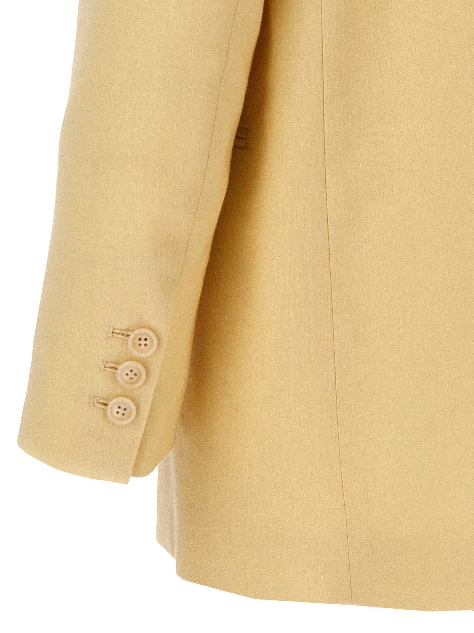 The Andamane Single-Breasted Linen Blazer