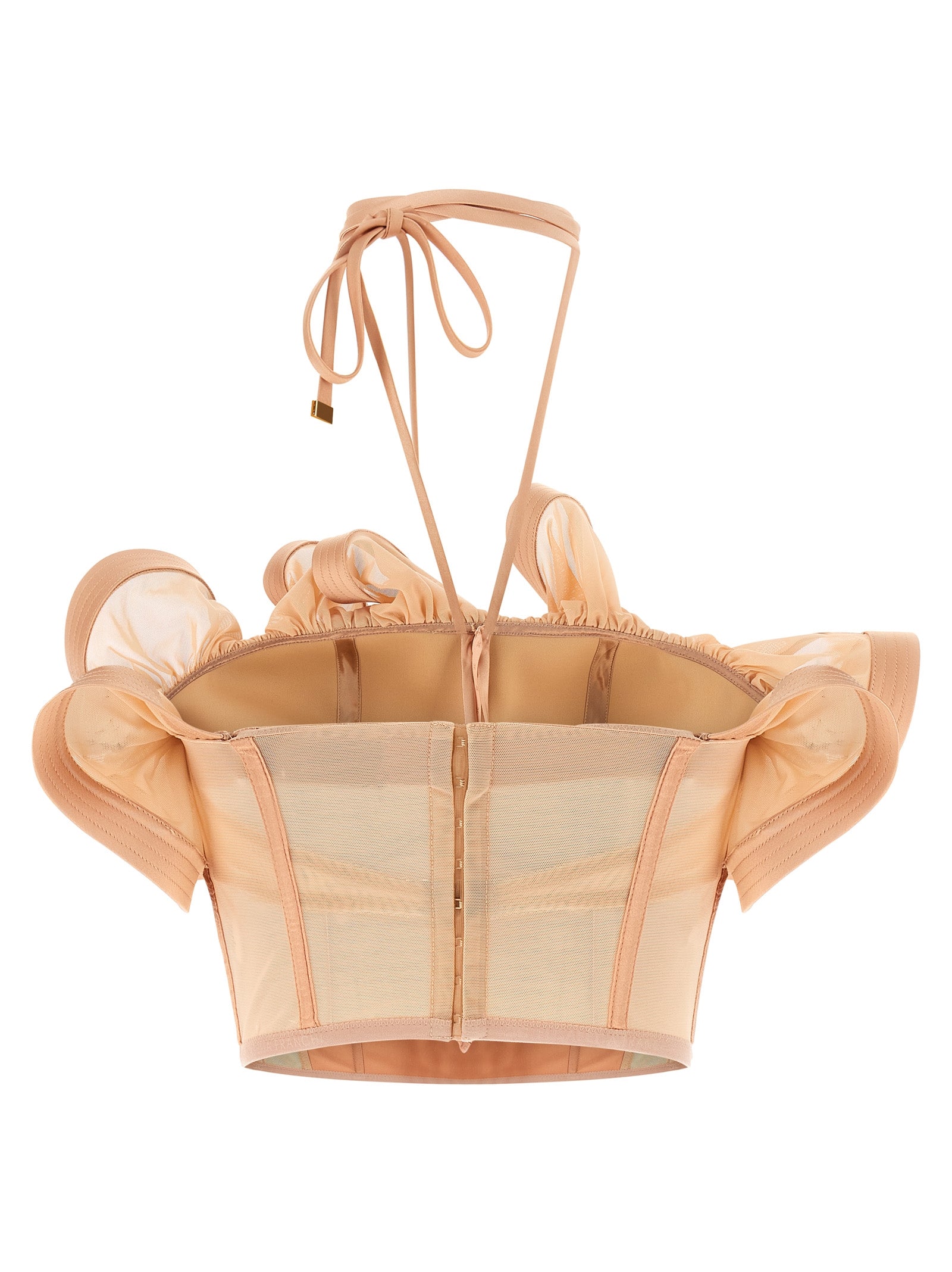 Elisabetta Franchi Maxi Ruffles Top