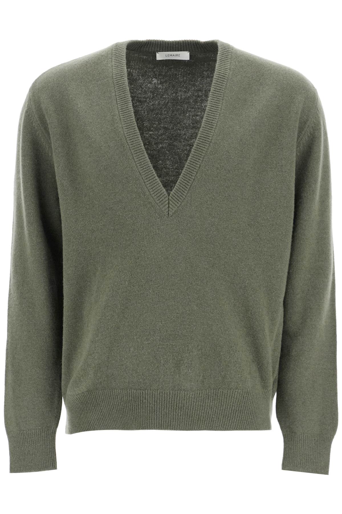 Lemaire Deep V-Neck Pullover Sweater