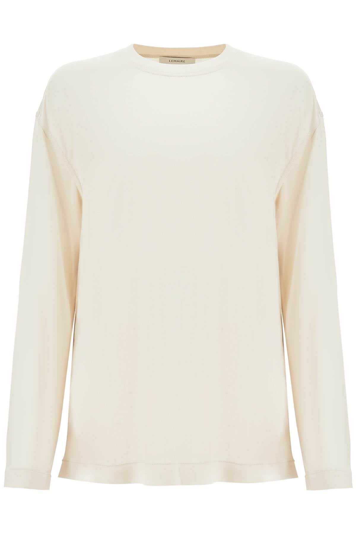 Lemaire Long-Sleeved Silk T-Shirt For