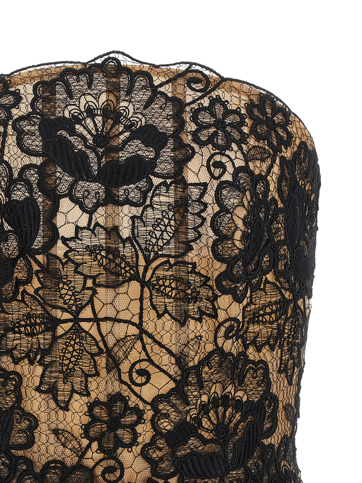 Elie Saab Guipure Lace Corset