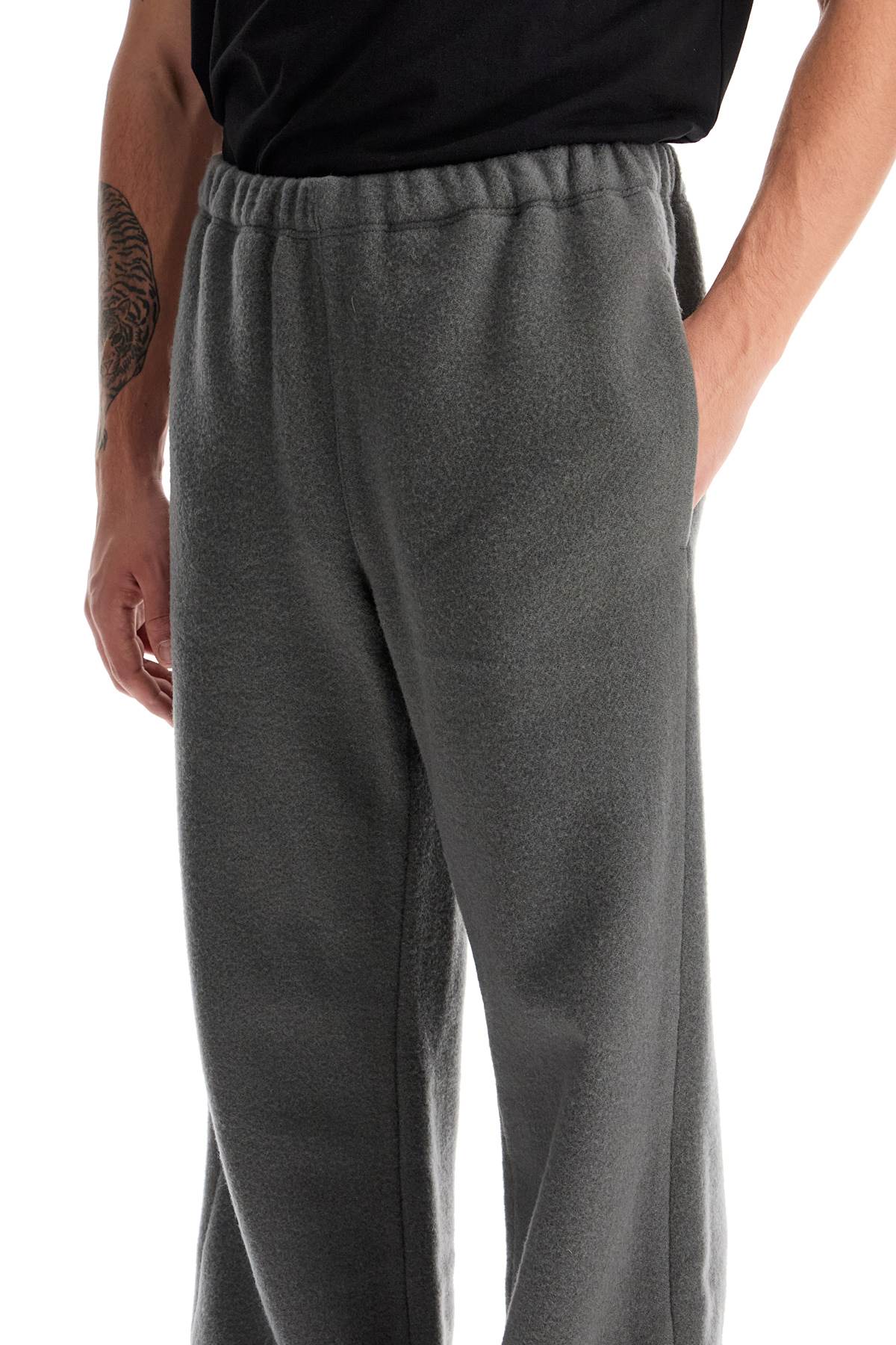 Rier Wool Fleece Joggers For Warmth