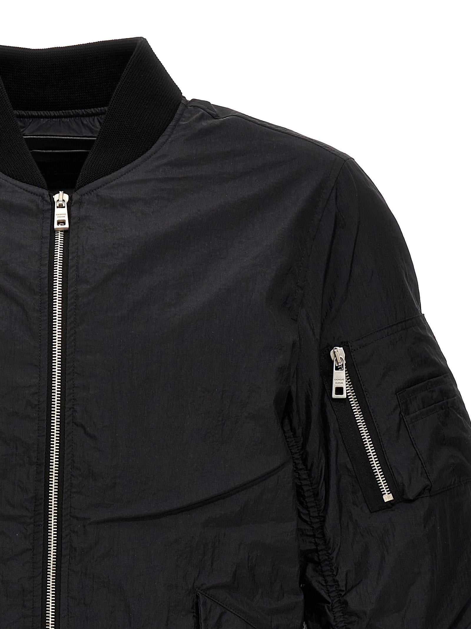 Giorgio Brato Nylon Bomber Jacket