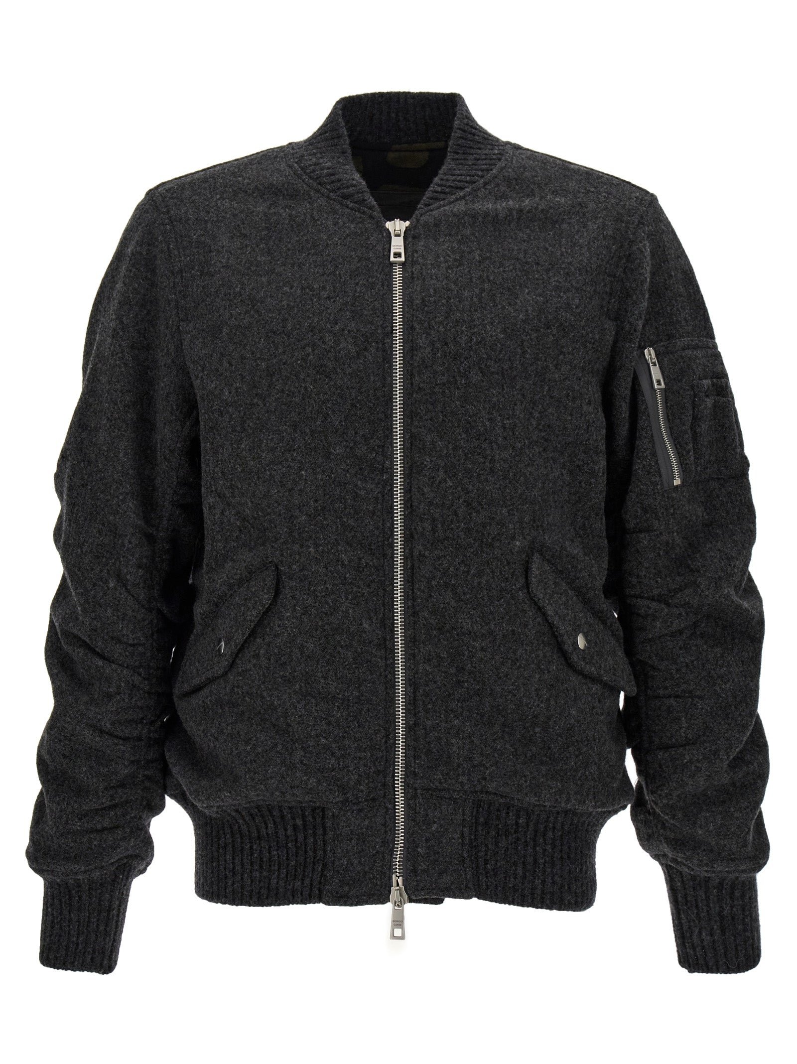 Giorgio Brato Wool Bomber Jacket