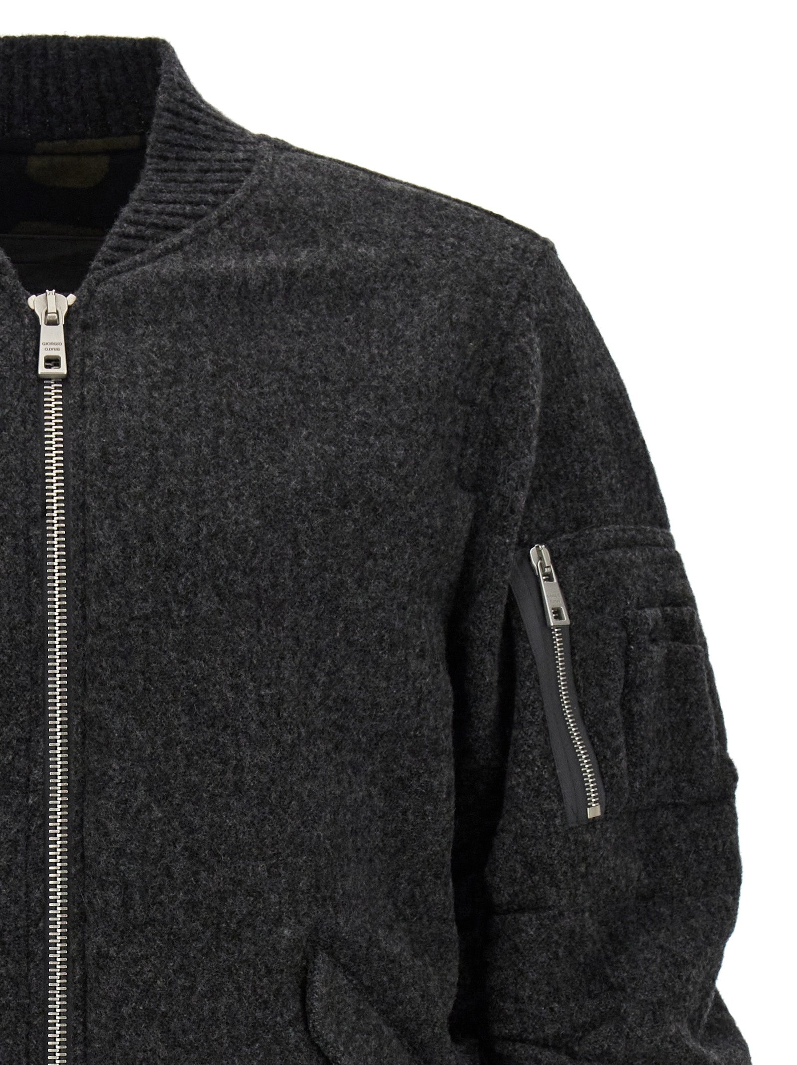 Giorgio Brato Wool Bomber Jacket