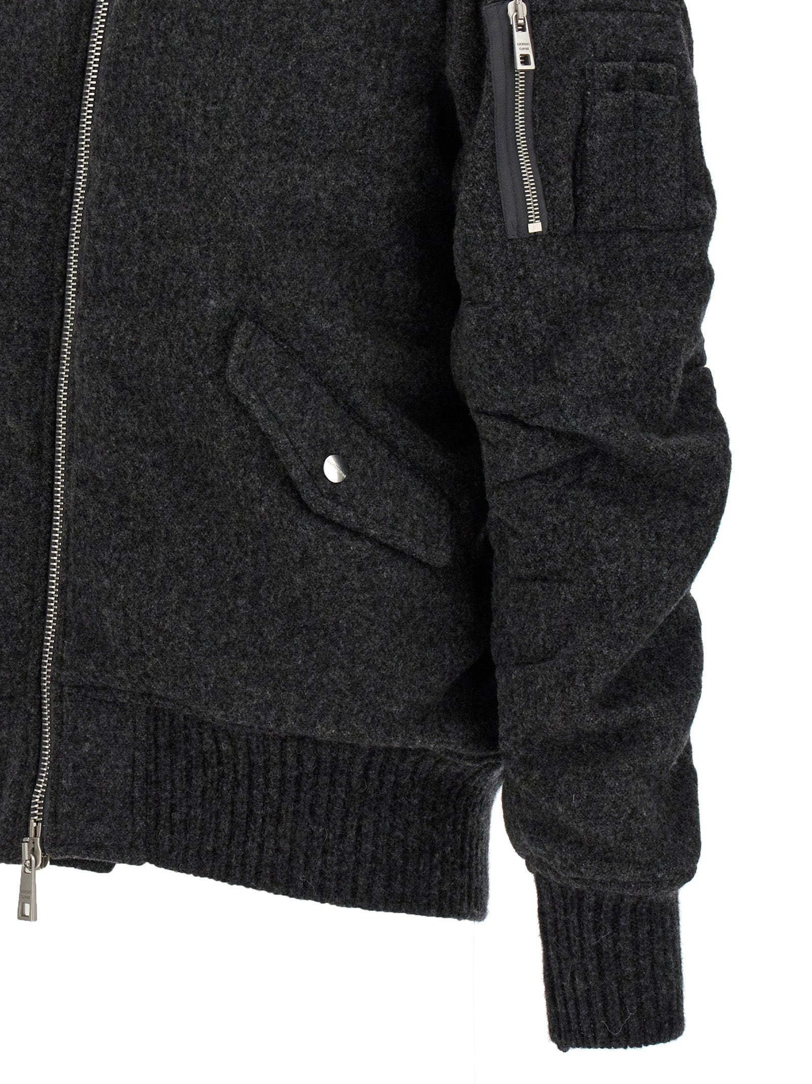 Giorgio Brato Wool Bomber Jacket