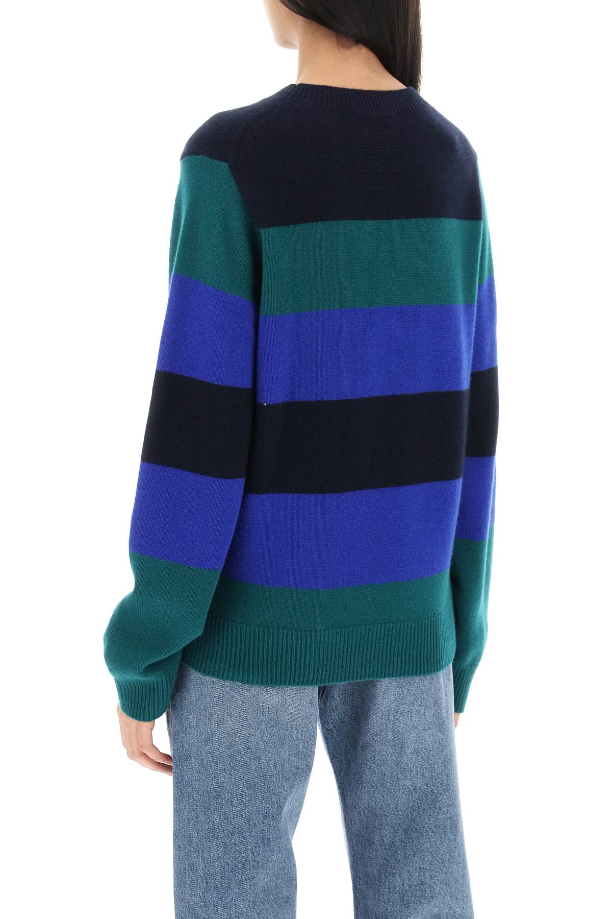 Guest In Residence Striped Cashmere Sweater