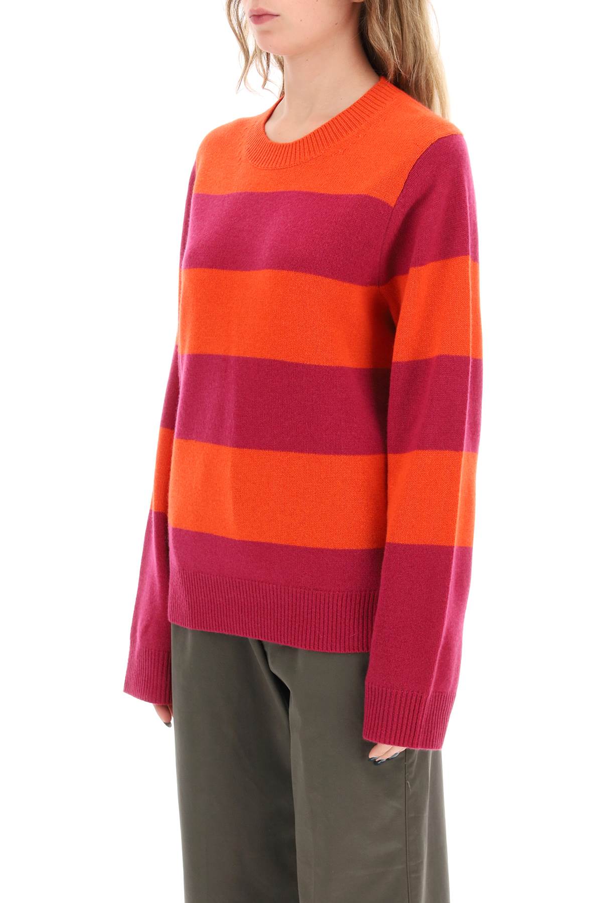 Guest In Residence Striped Cashmere Sweater