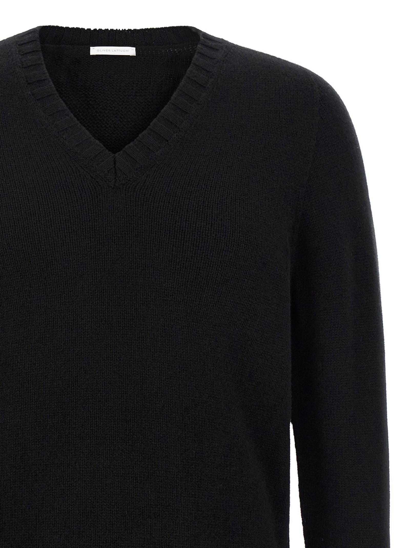 Oliver Lattughi Cashmere V-Sweater