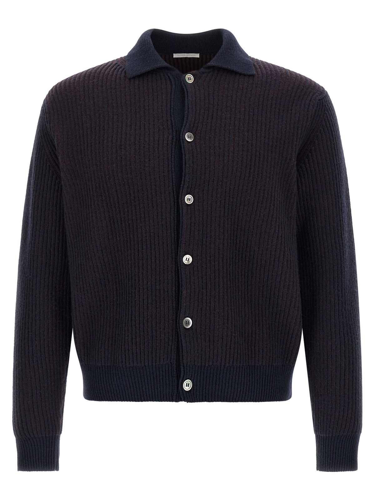 Oliver Lattughi Color-Block Cardigan