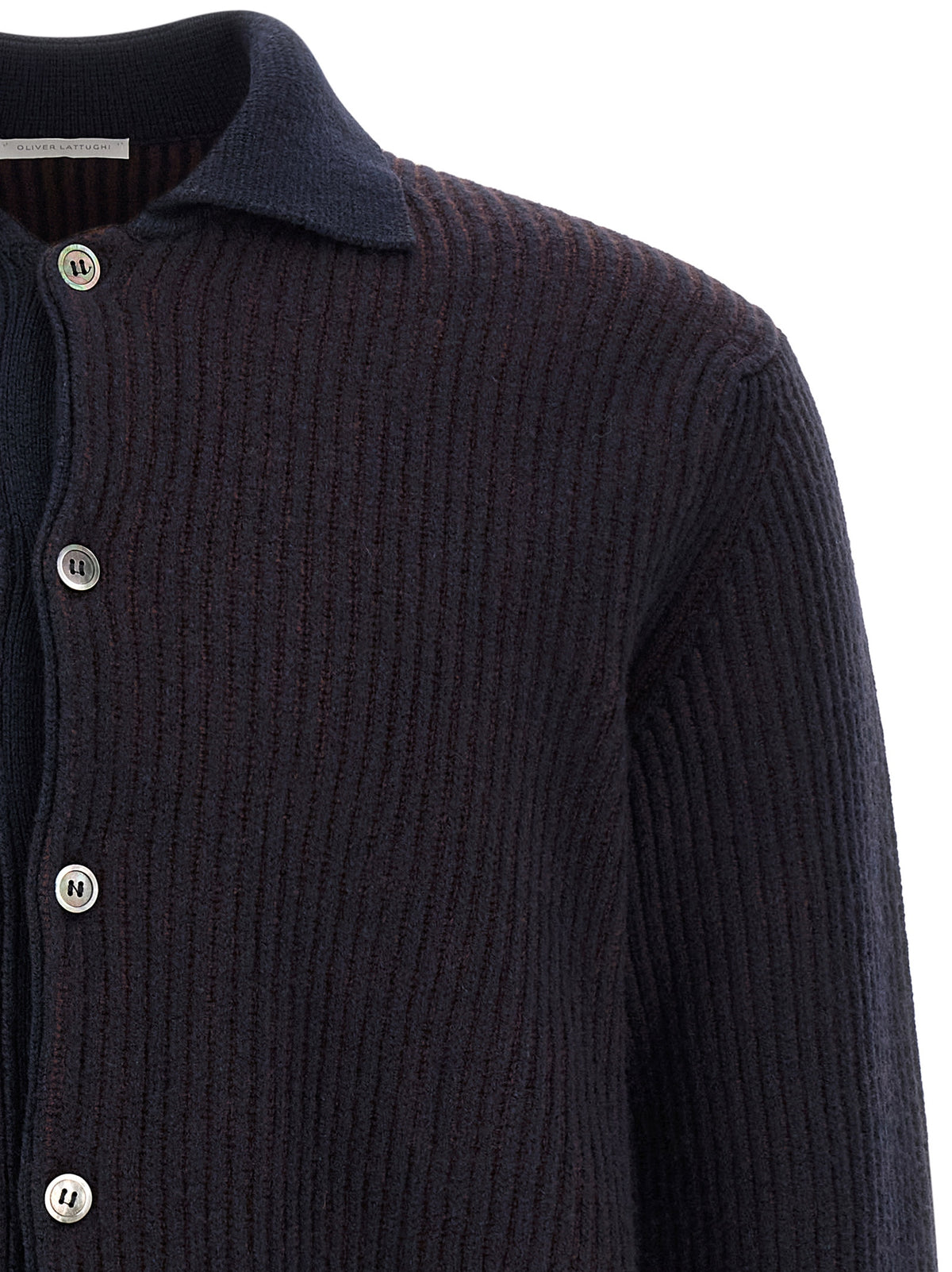 Oliver Lattughi Color-Block Cardigan