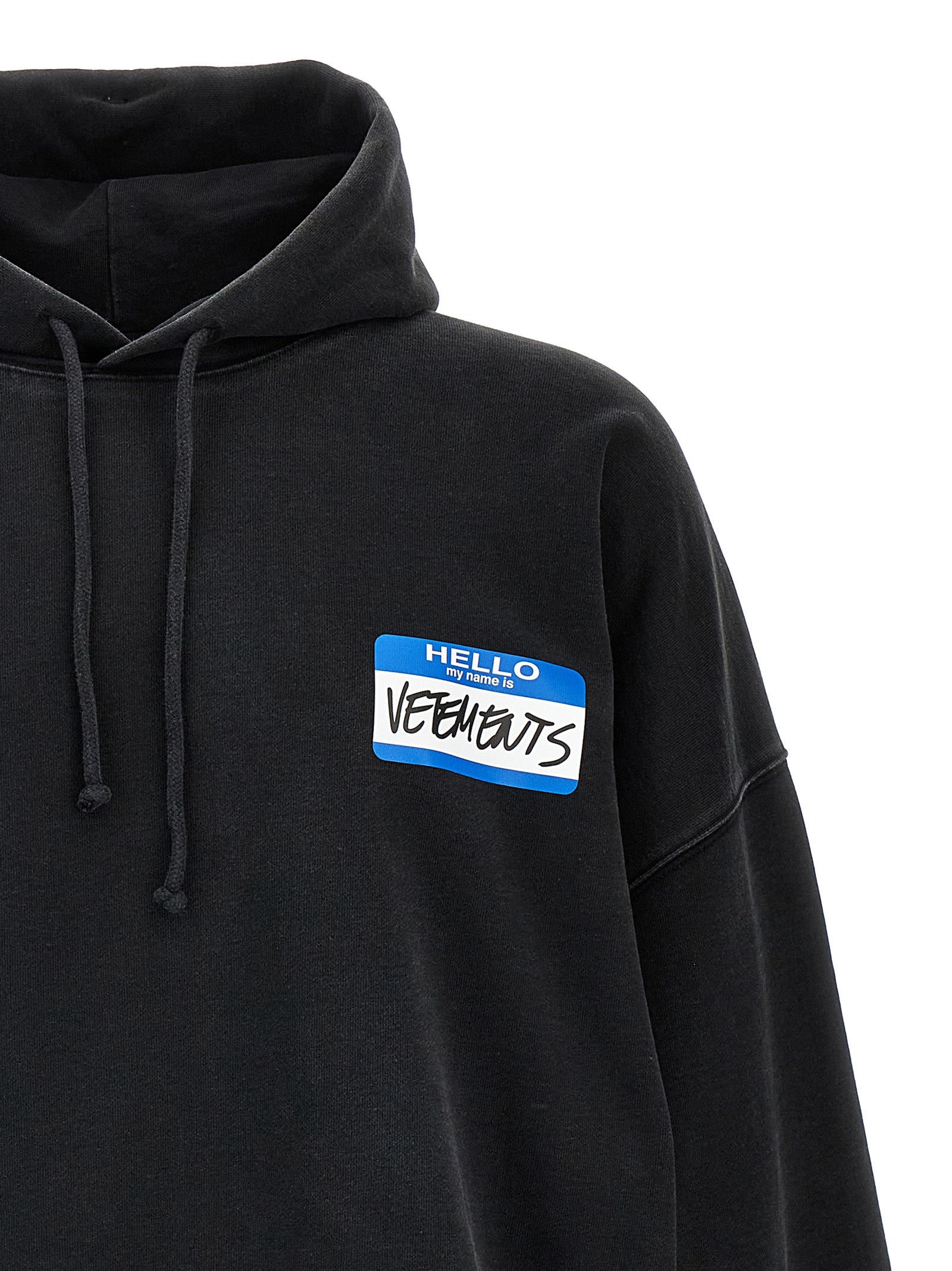 Vetements 'My Name Sticker' Hoodie