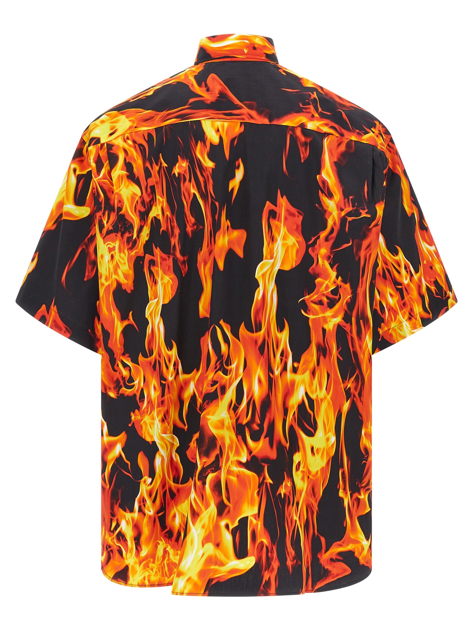 Vetements 'Black & Orange Fire' Shirt