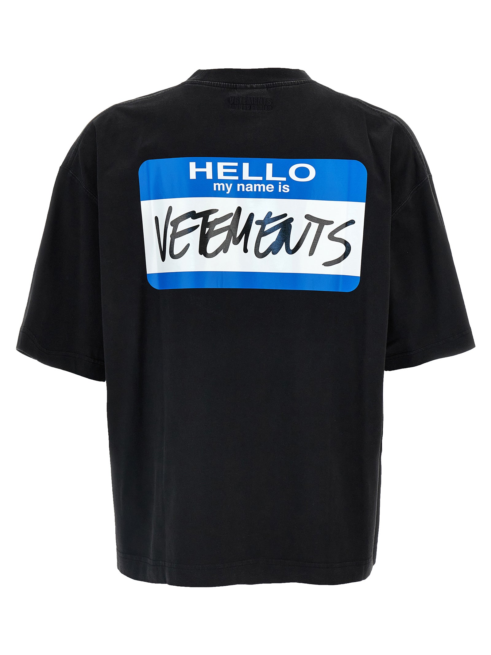 Vetements 'My Name Sticker' T-Shirt