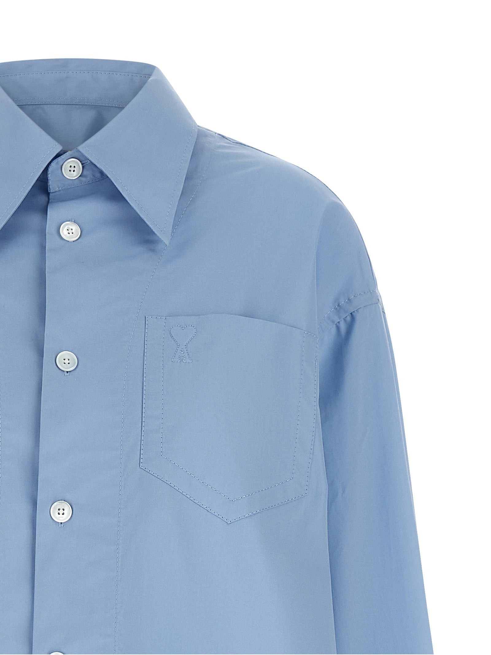 Ami Paris 'Ami De Coeur' Shirt Dress