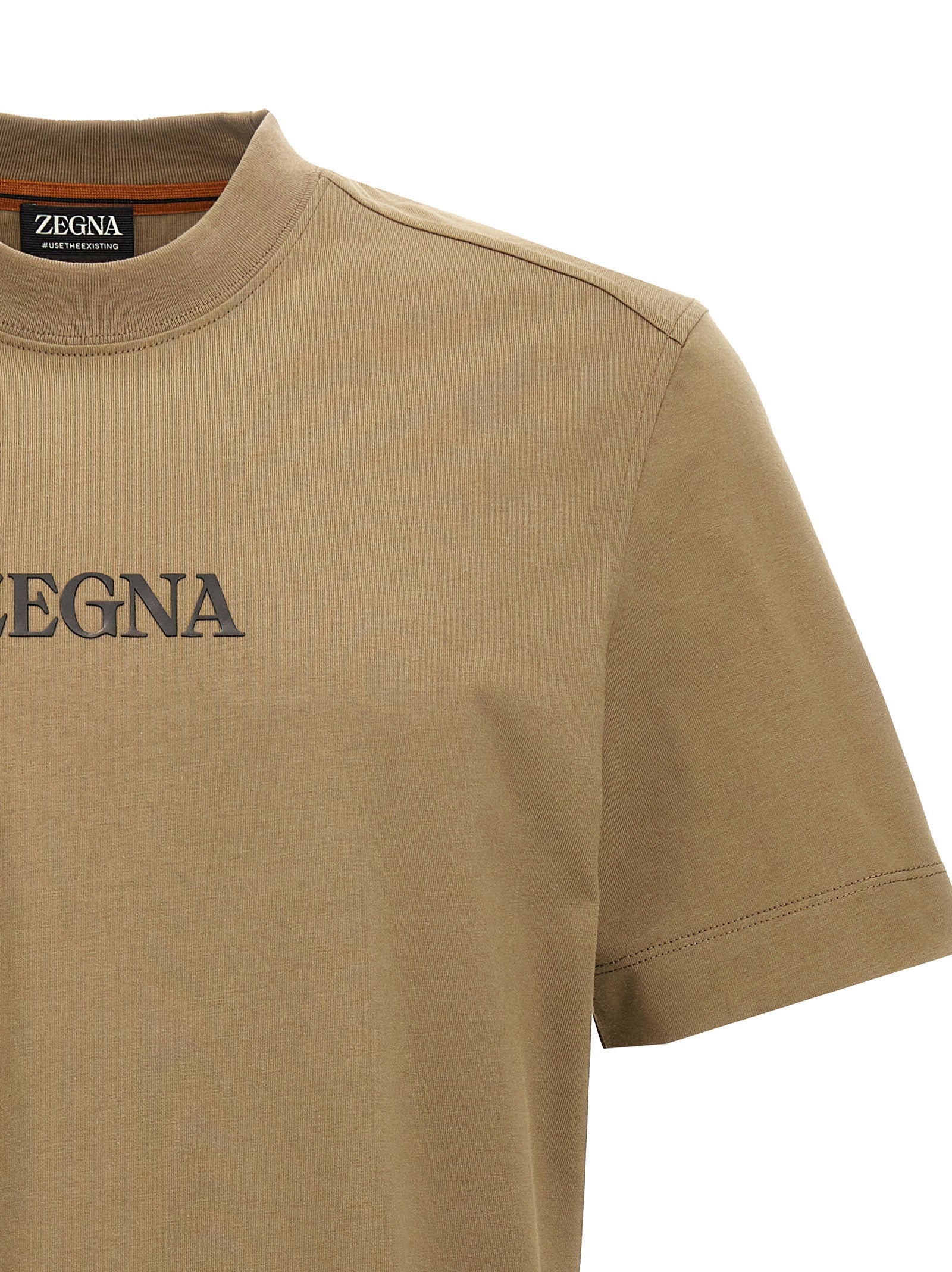 Zegna Logo Print T-Shirt