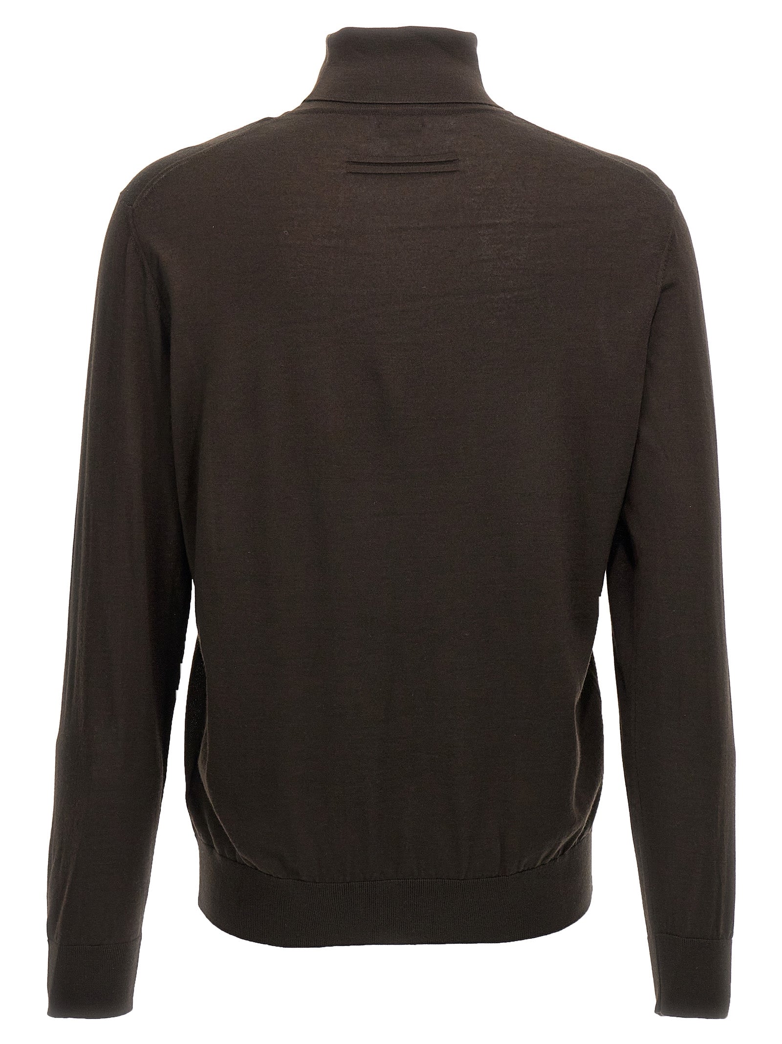 Zegna Silk Cashmere Turtleneck Sweater