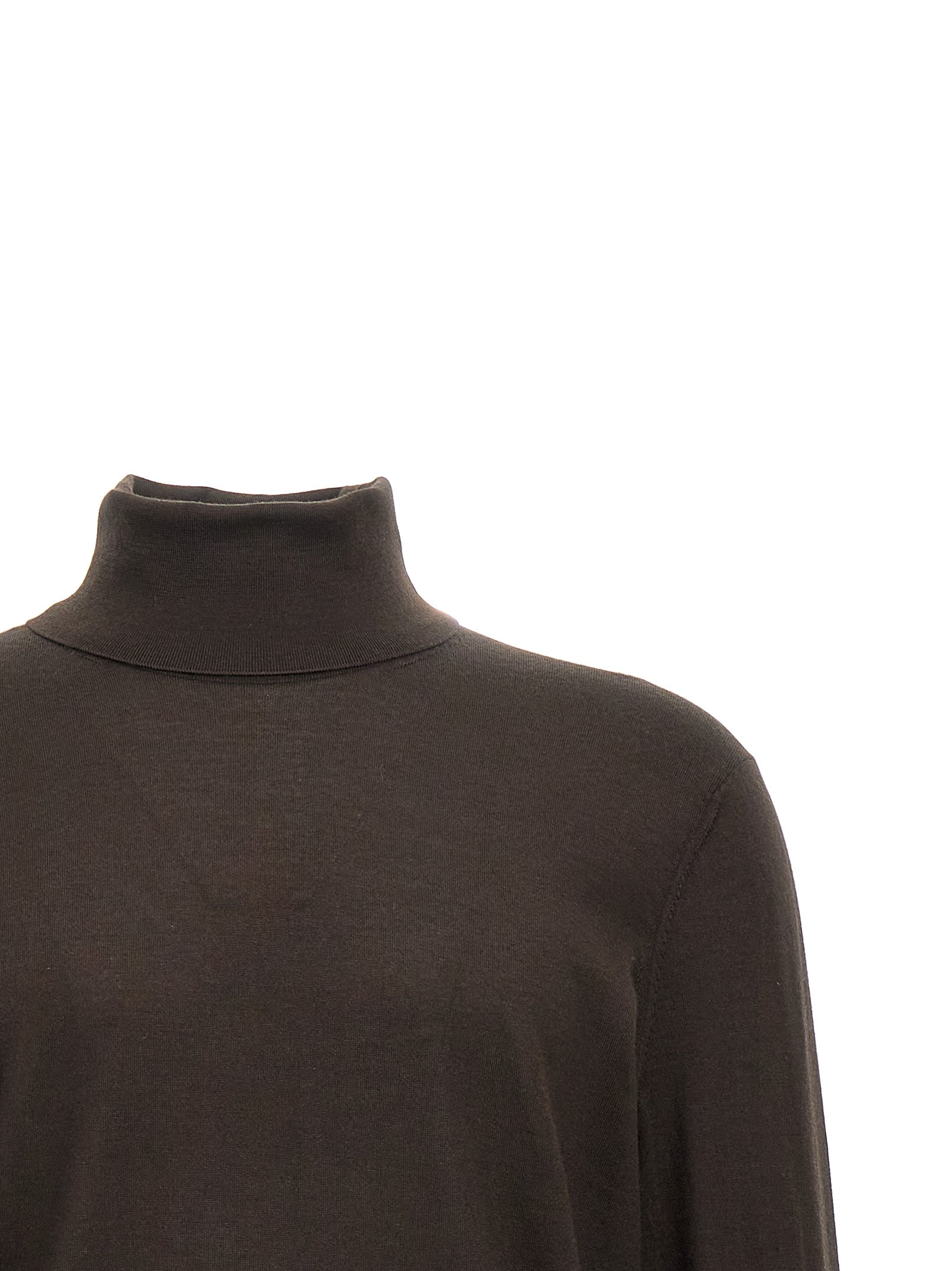 Zegna Silk Cashmere Turtleneck Sweater