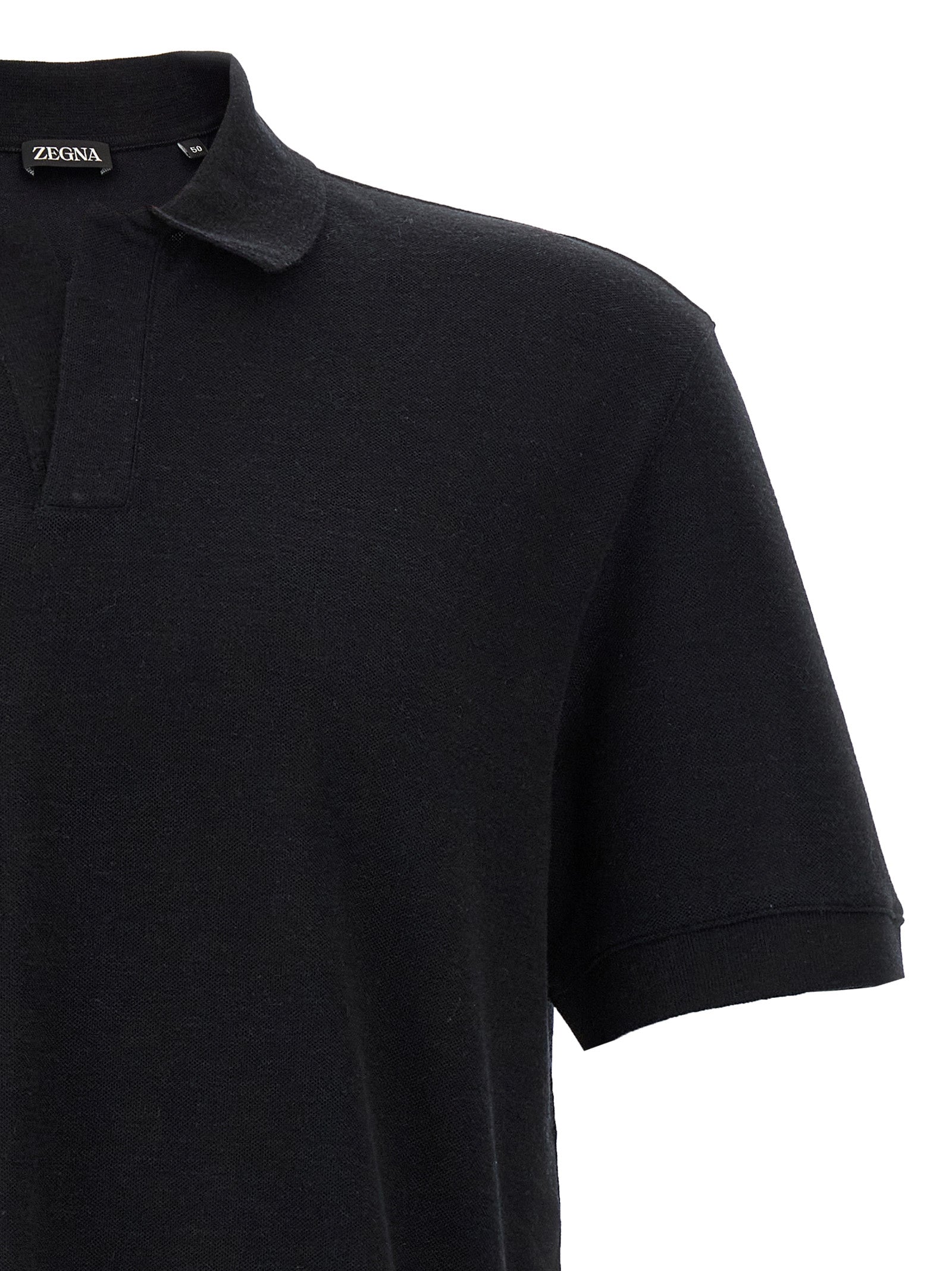 Zegna Cashmere Polo Shirt