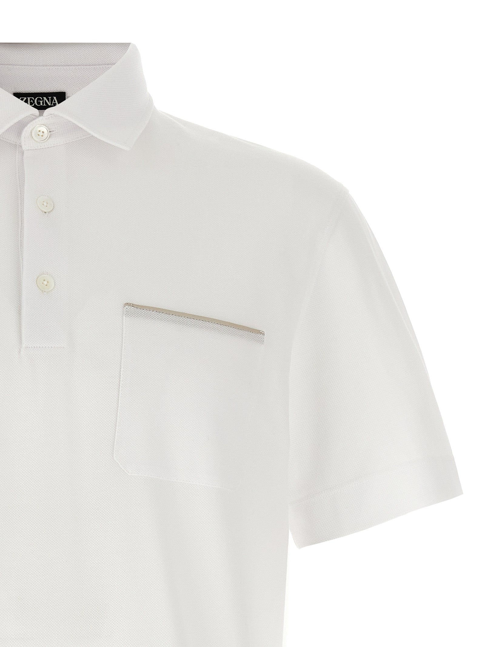 Zegna Piqué Polo Shirt