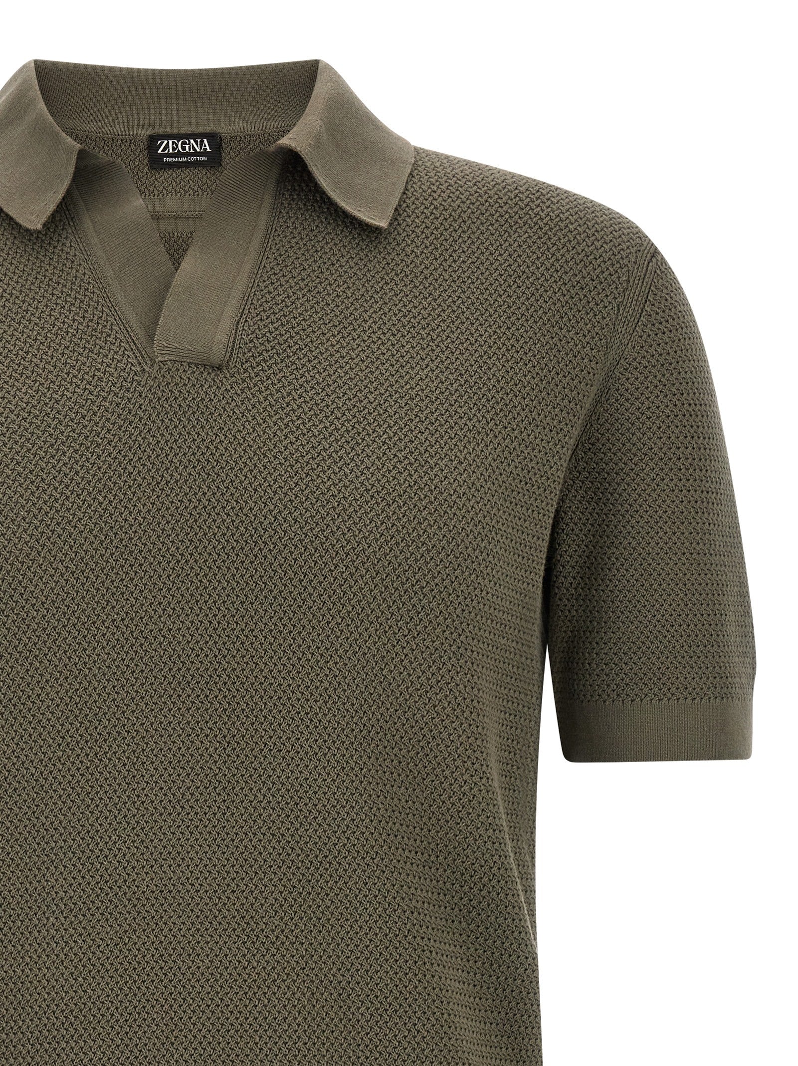 Zegna Premium Cotton Polo Shirt