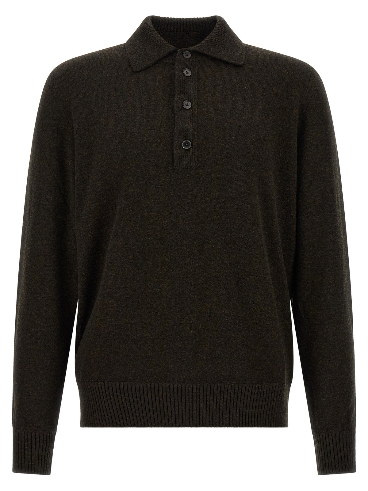 Zegna Wool And Cashmere Polo Shirt