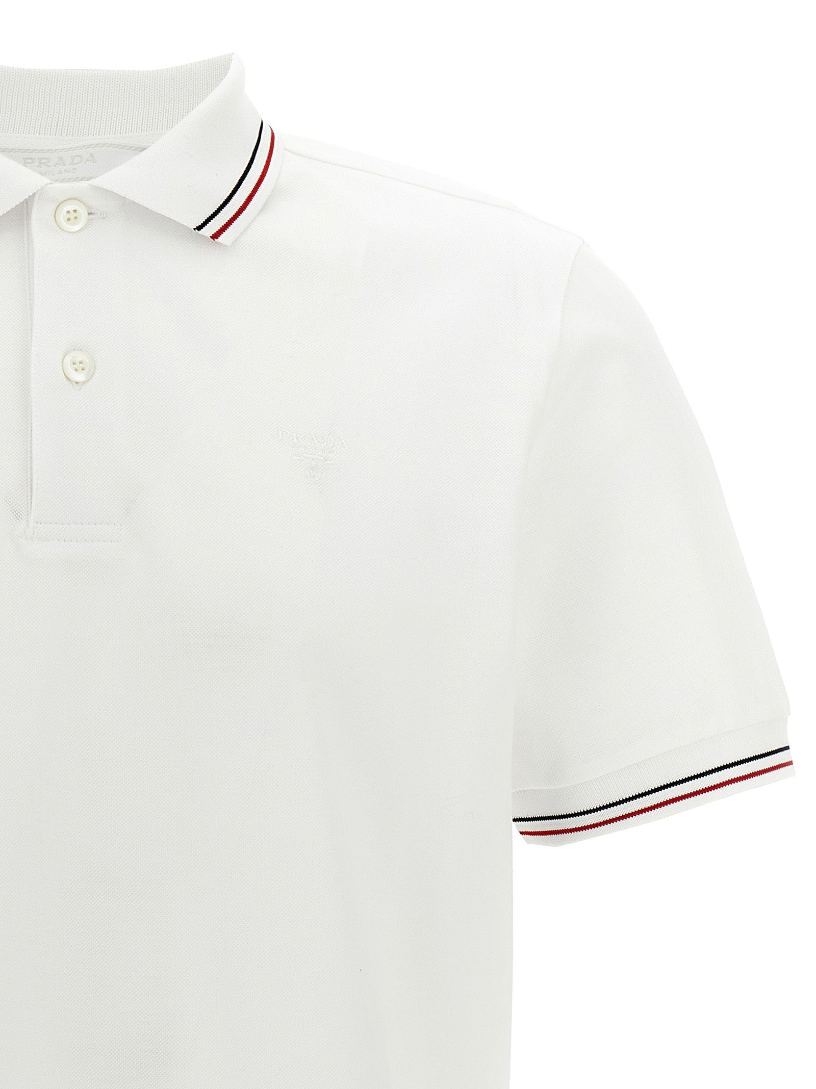 Prada Piqué Polo Shirt
