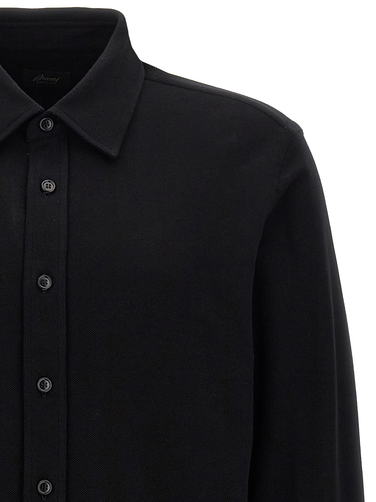 Brioni Cotton Piquet Shirt